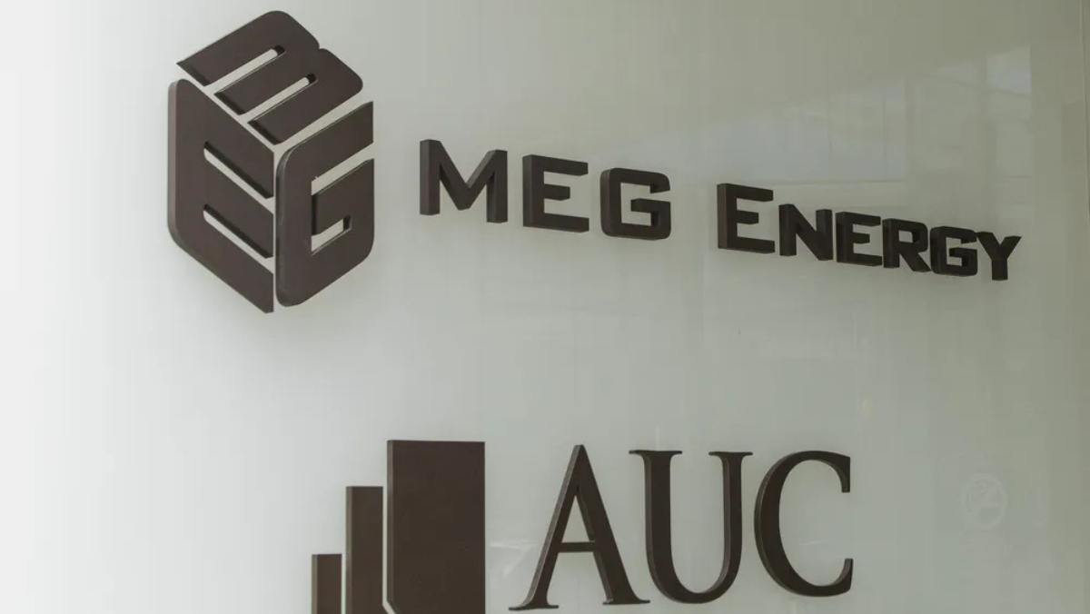MEG Energy corporate signage reflecting consolidation trends in Canada’s oil sands sector